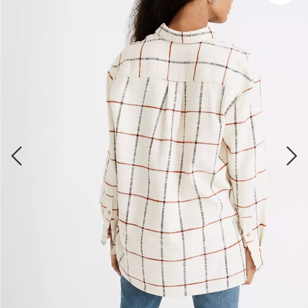 Madewell Flannel Ex Boyfriend Shirt - Picture 2 of 5